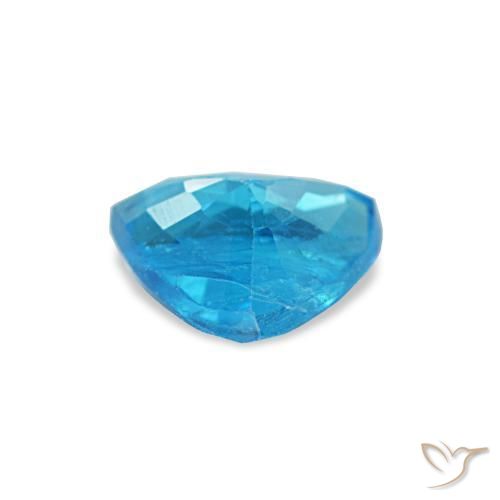 Apatita azul natural de 0,49 ct, trillón, SI