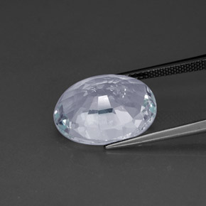 Aguamarina Azul claro natural de 10.34 ct, Corte Óvalo, SI