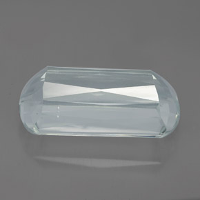 Aguamarina azul natural de 11,74 ct, forma elegante, IF