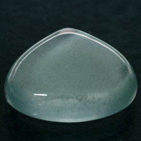 Aguamarina azul natural de 6,17 ct, transparente, transparente / translúcido