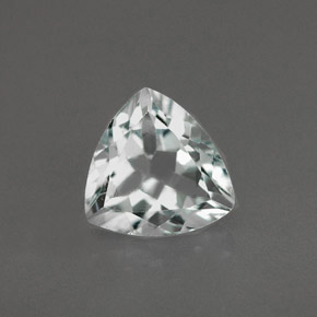 Aguamarina azul natural de 1,08 ct, trillón, VS