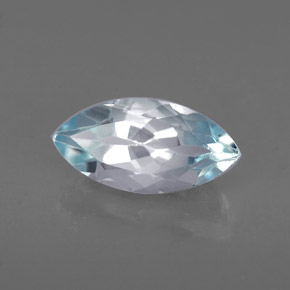 Aguamarina azul natural de 1,17 ct, marquesa, VVS