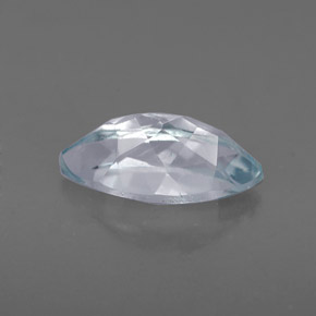 Aguamarina azul natural de 1,17 ct, marquesa, VVS