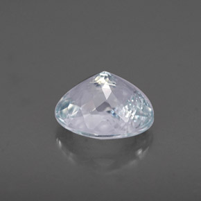 Aguamarina azul natural de 0,91 ct, corte óvalo, VS-SI