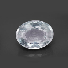 Aguamarina Azul claro natural de 7.09 ct, Corte Óvalo, VS-SI
