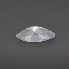Aguamarina azul natural de 1,61 ct, marquesa, VVS
