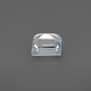 Aguamarina azul natural de 0,86 ct, baguette, VS