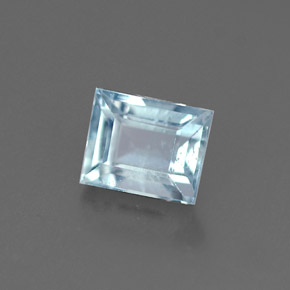 Aguamarina azul natural de 0,53 ct, forma elegante, VS-SI
