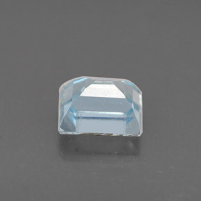 Aguamarina azul natural de 0,53 ct, forma elegante, VS-SI