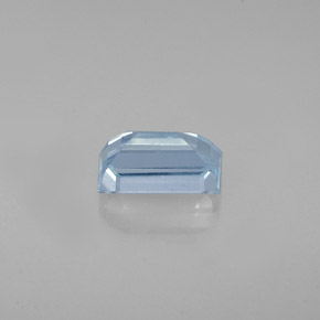 Aguamarina Azul claro natural de 0.74 ct, Corte Baguette, VS-SI