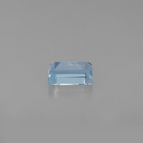 Aguamarina azul natural de 0,55 ct, baguette, VS