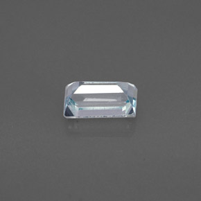 Aguamarina azul natural de 0,51 ct, baguette, VVS-VS