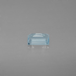 Aguamarina azul natural de 0,47 ct, baguette, VS