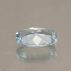 Aguamarina azul natural de 0,62 ct, forma elegante, VVS-VS