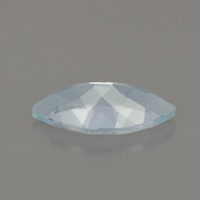 Aguamarina azul natural de 1,50 ct, marquesa, VVS-VS