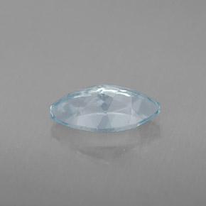 Aguamarina azul natural de 1,12 ct, marquesa, VVS-VS