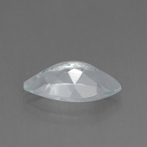 Aguamarina azul natural de 0,96 ct, marquesa, IF