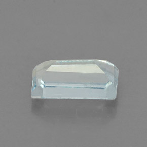 Aguamarina azul natural de 0,62 ct, baguette, VS-SI