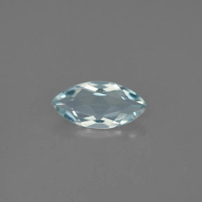 Aguamarina azul natural de 0,82 ct, marquesa, VVS-VS