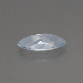Aguamarina azul natural de 0,84 ct, marquesa, VVS-VS