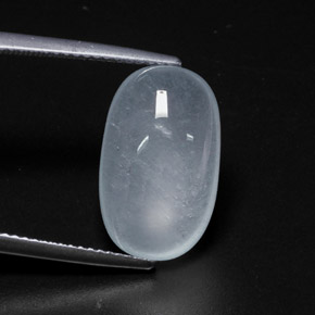 Aguamarina Azul claro natural de 9.48 ct, Corte Óvalo, Translúcido
