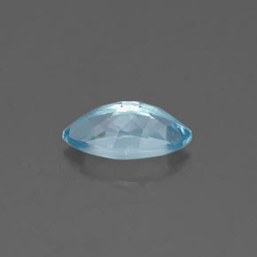 Aguamarina azul natural de 0,62 ct, marquesa, VVS