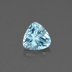 Aguamarina Azul claro natural de 0.79 ct, Trillón, VVS-VS