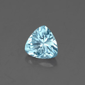 Aguamarina Azul claro natural de 0.79 ct, Trillón, VVS-VS