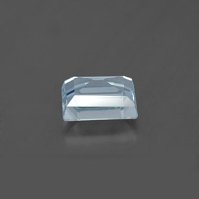 Aguamarina azul natural de 0,76 ct, baguette, SI