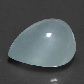 Aguamarina azul natural de 11,50 ct, transparente, transparente / translúcido