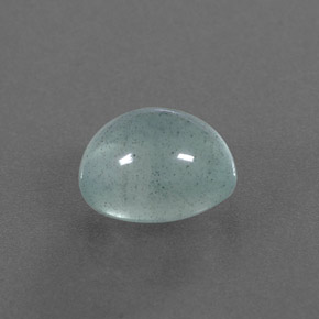 Aguamarina verde natural de 3,39 ct, transparente, transparente / translúcido