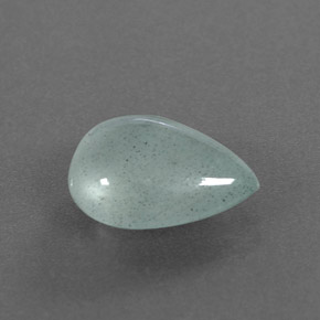 Aguamarina verde natural de 3,38 ct, transparente, transparente / translúcido