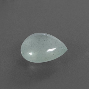 Aguamarina verde natural de 3,20 ct, transparente, transparente / translúcido