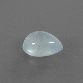 Aguamarina azul natural de 2,25 ct, transparente, transparente / translúcido