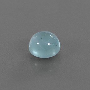 Aguamarina azul natural de 1,64 ct, transparente, transparente / translúcido