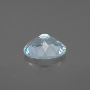 Aguamarina azul natural de 1,66 ct, corte óvalo, VS