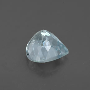 Aguamarina azul natural de 1,25 ct, en forma de pera, VS
