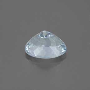 Aguamarina azul natural de 2,01 ct, corte óvalo, VVS-VS