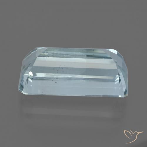 Aguamarina Azul claro natural de 7.65 ct, Corte Octágono / Esmeralda, VS
