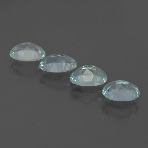 Gemas de Aguamarina Azul claro natural de 2.50 ct, Corte Óvalo, VS