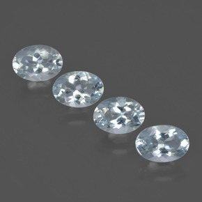 Gemas de Aguamarina Azul agua claro natural de 2.56 ct, Corte Óvalo, VVS-VS