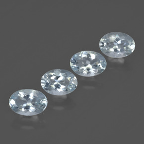 Gemas de Aguamarina Azul agua claro natural de 2.56 ct, Corte Óvalo, VVS-VS