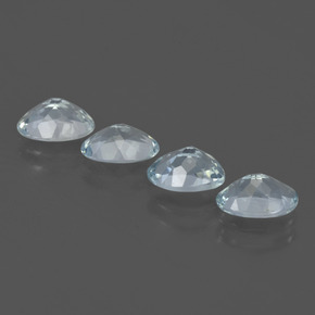 Gemas de Aguamarina Azul agua claro natural de 2.56 ct, Corte Óvalo, VVS-VS