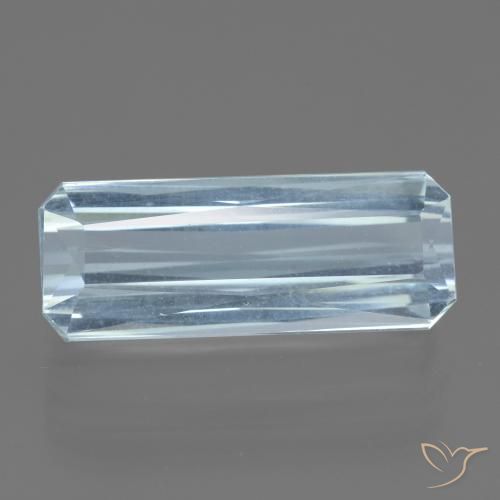 15.37ct Natural Celeste Aguamarina, corte esmeralda, VVS