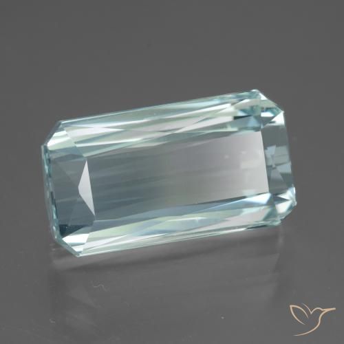 Aguamarina Azul agua claro natural de 13.81 ct, Corte Octágono / Esmeralda, VVS