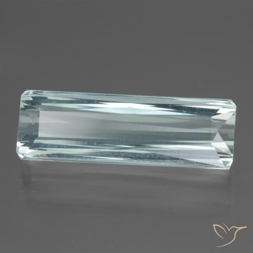 Aguamarina Azul agua claro natural de 13.90 ct, Corte Octágono / Esmeralda, VVS