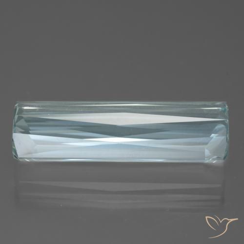 Aguamarina Azul agua claro natural de 13.90 ct, Corte Octágono / Esmeralda, VVS