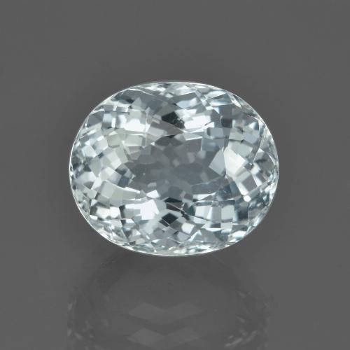 Aguamarina Azul claro natural de 5.27 ct, Corte Óvalo, VVS