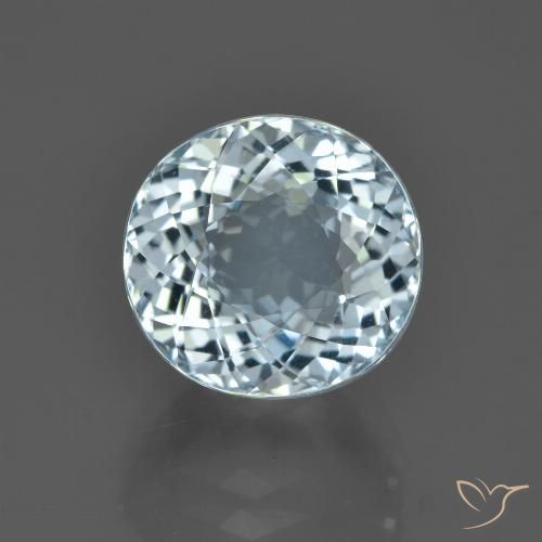 5.18ct Natural Azul agua claro Aguamarina, Ovalada, VVS
