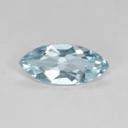 Aguamarina azul natural de 1,13 ct, marquesa, VS-SI
